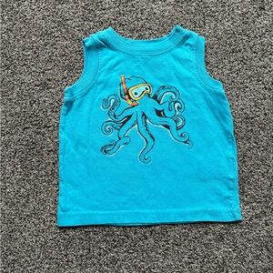 Wonderkids Blue Aqua Octopus Tank Top, Size 18 Months